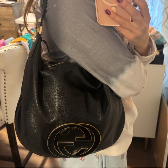 Gucci Black Blondie Hobo Shoulder Bag - Picture 2 of 9